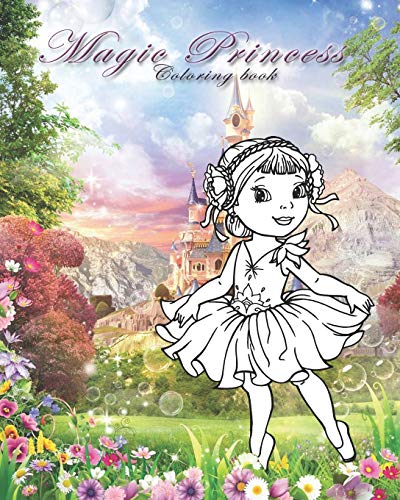 9781720516248: Magic Princess: Coloring book for all ages