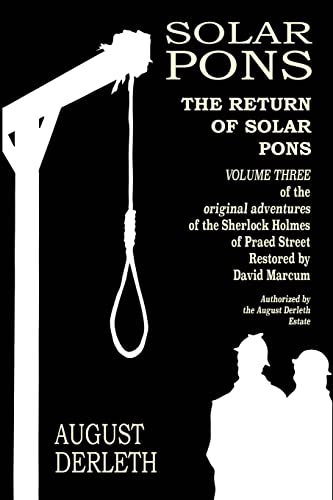 9781720727965: The Return of Solar Pons: Volume 3