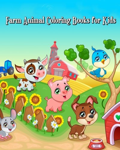 Stock image for Farm Animal Coloring Books for Kids: Children's Farm Animal Books, A Kids Coloring Book with Fun, Easy and Relaxing Coloring Pages (Perfect for Farm Animal Lovers) for sale by Revaluation Books