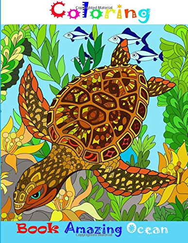 Stock image for Amazing Ocean Coloring Book: Animal Adults Coloring Book for sale by Revaluation Books