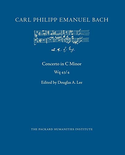 Imagen de archivo de Concerto in C Minor, Wq 43/4 (Cpeb: Cw Offprints) a la venta por Lucky's Textbooks