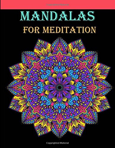 Stock image for Mandalas For Meditation: A Stress Management Coloring Book For Adults Gift for Moms To Be, New Mommys, Pregnant Women, Designs Animals, Mandalas, Flowers, Paisley Patterns for sale by Revaluation Books