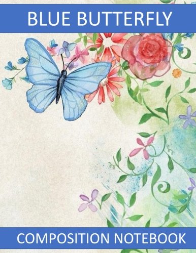 Stock image for Blue Butterfly Composition Notebook for sale by Revaluation Books