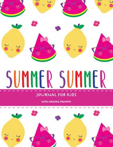 Stock image for Summer : Summer Journal for Kids with Writing Prompts, Interactive Diary Scrapbook, Summer Bucket List Journal, Ages 8-12 for sale by Better World Books