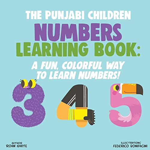 9781722620899: The Punjabi Children Numbers Learning Book: A Fun, Colorful Way to Learn Numbers!