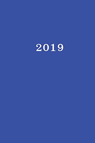 9781722806163: 2019: Calendar/Planner/Appointment Book: 1 week on 2 pages, Format 6" x 9" (15.24 x 22.86 cm), Cover blue