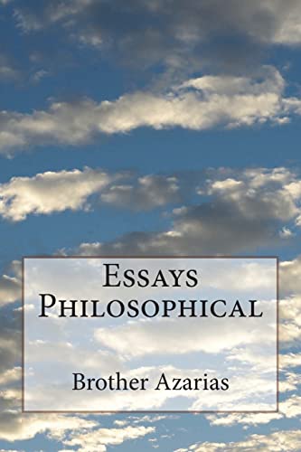 Stock image for Essays Philosophical for sale by THE SAINT BOOKSTORE