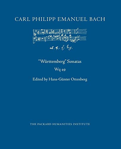 9781723095641: "Wuerttemberg" Sonatas, Wq 49 (Cpeb: Cw Offprints)