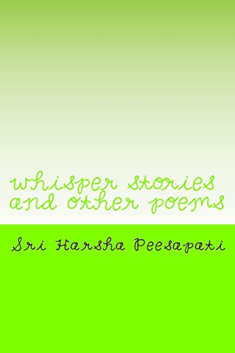 Stock image for whisper stories and other poems: few other english works for sale by Lucky's Textbooks