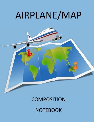 Stock image for Airplane/Map: Composition Notebook for sale by Revaluation Books