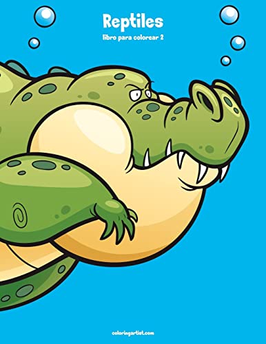 9781723276262: Reptiles libro para colorear 2