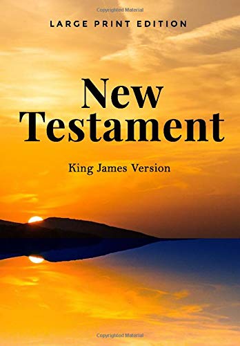 Stock image for New Testament (Large Print Edition): King James Version (KJV) of the Holy Bible (Illustrated) for sale by Revaluation Books