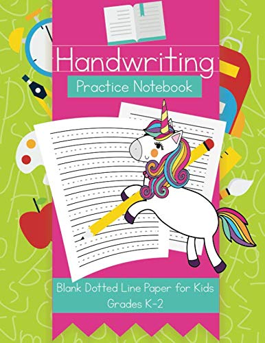 Stock image for Handwriting Practice Notebook: Blank Dotted Line Paper for Kids Grades K-2 (Handwriting Practice Journals) for sale by ThriftBooks-Atlanta