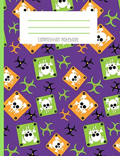 Beispielbild fr Composition Notebook: Toxic Skull Notebook [Soft Cover ] zum Verkauf von booksXpress