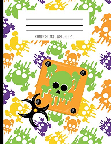 Beispielbild fr Composition Notebook: Toxic Skull Notebook [Soft Cover ] zum Verkauf von booksXpress
