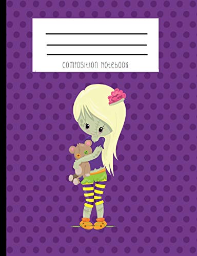 Beispielbild fr Composition Notebook: Zombie Girl Notebook [Soft Cover ] zum Verkauf von booksXpress