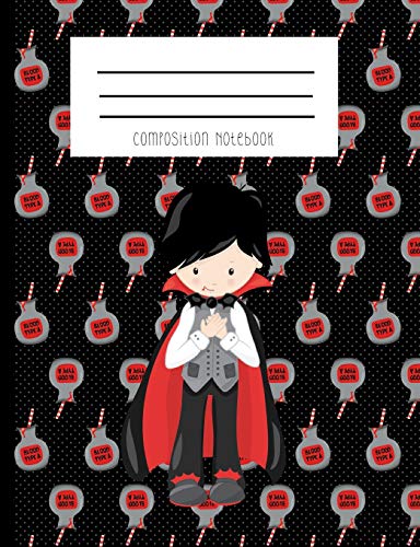 Beispielbild fr Composition Notebook: Vampire Boy Notebook [Soft Cover ] zum Verkauf von booksXpress