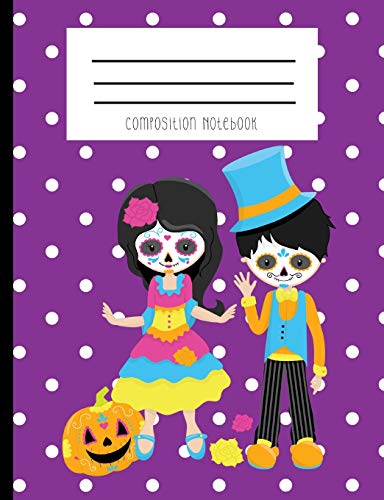 Beispielbild fr Compostion Notebook: Day Of The Dead Sugar Skull Boy And Girl Notebook [Soft Cover ] zum Verkauf von booksXpress