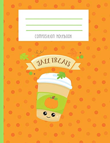 Beispielbild fr Composition Notebook: Pumpkin Spice Latte Kawaii Notebook [Soft Cover ] zum Verkauf von booksXpress