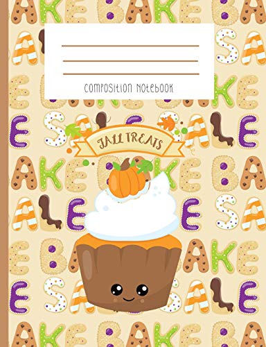 Beispielbild fr Composition Notebook: Bake Sale Kawaii Face Cupcake Notebook [Soft Cover ] zum Verkauf von booksXpress