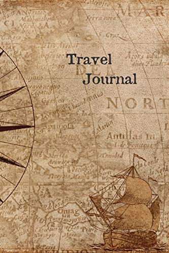 Imagen de archivo de Travel Journal: 150 pages, 6"X9" lined travel journal with travel related motifs inside. Pages are white. [Soft Cover ] a la venta por booksXpress