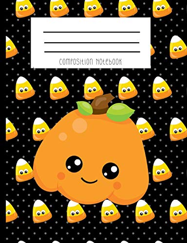 Beispielbild fr Composition Notebook: Candy Corn Pumkin Kawaii Face Halloween Notebook [Soft Cover ] zum Verkauf von booksXpress