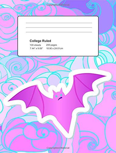 9781724290175: Gothic Bat Halloween Notebook