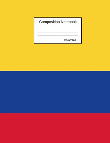 Stock image for Colombia Composition Notebook: Graph Paper Book to write in for school, take notes, for kids, students, geography teachers, homeschool, Colombian Flag Cover for sale by Ergodebooks