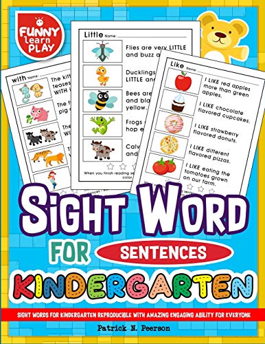 Stock image for Sight Words for Kindergarten Reproducible with Amazing Engaging Ability for Ever: Sight Words Kindergarten Ideal for Recognizing Learning Trends for Kids (Sight Word Books) for sale by Zoom Books Company