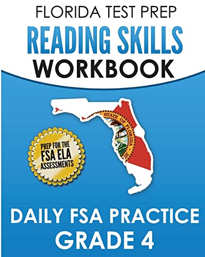 9781724637390: FLORIDA TEST PREP Reading Skills Workbook Daily FSA Practice Grade 4: Preparation for the FSA ELA Reading Tests