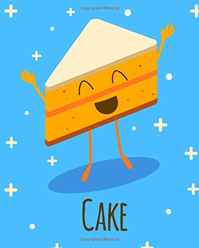 Stock image for Cute Cake Notebook | Cute Food | College Ruled: 150 Pages - 7.5x9.25 | Creative Artist Gifts | Entrepreneur Notebook | Cute Notebook | Colorful Art | Student Gift for sale by Revaluation Books