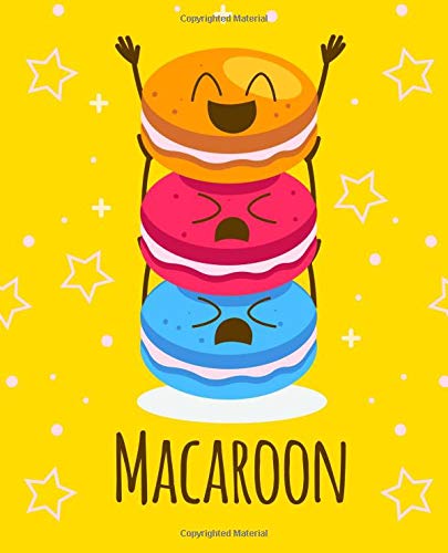 Imagen de archivo de Cute Macaroon Notebook | Cute Food | Dot Grid: 150 Pages - 7.5x9.25 | Creative Artist Gifts | Entrepreneur Notebook | Cute Notebook | Colorful Art | Student Gift a la venta por Revaluation Books