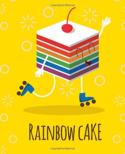 9781724801715: Cute Rainbow Cake with Cherry Notebook | Cute Food | Dot Grid: 150 Pages - 7.5x9.25 | Creative Artist Gifts | Entrepreneur Notebook | Cute Notebook | Colorful Art | Student Gift