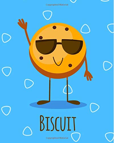 9781724801999: Cute Biscuit Notebook | Cute Food | College Ruled: 150 Pages - 7.5x9.25 | Creative Artist Gifts | Entrepreneur Notebook | Cute Notebook | Colorful Art | Student Gift