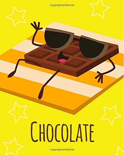 9781724802408: Cute Chocolate Notebook | Cute Food | College Ruled: 150 Pages - 7.5x9.25 | Creative Artist Gifts | Entrepreneur Notebook | Cute Notebook | Colorful Art | Student Gift