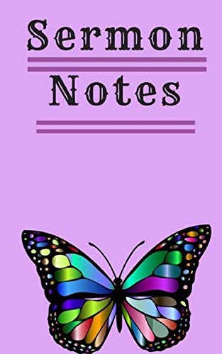 9781724862914: Sermon Notes: Bible Pocket Notebook & Journal: Your Notes, Prayer Requests and Church Events Size : 5.0