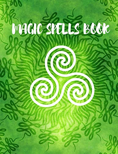 9781724875266: Magic spells book: pagan celtic earth wicca moon magic notebook diary