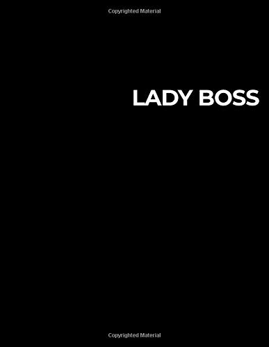 Stock image for Lady Boss Notebook for Women: Journal for Lady Bosses and Women, Gray Lined Notebook 8.5" x 11" , 120 pp for sale by Revaluation Books