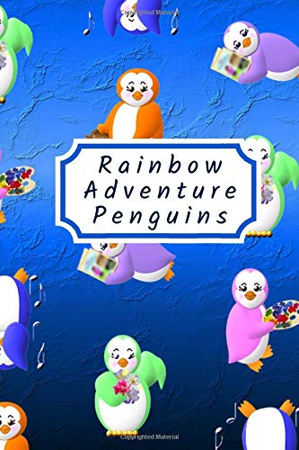Stock image for Rainbow Adventure Penguins Notebook: Narrow-Ruled Notebook, 140-page, Lined, 6 x 9 in (15.2 x 22.9 cm) for sale by Revaluation Books