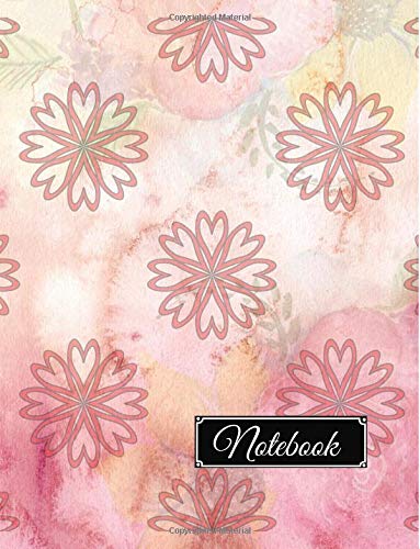 Stock image for Notebook: Faded Flowers, 8.5x11 Composition Wide Ruled, University Student Notebooks, Pretty Notebooks School, 8.5x11 Wide Ruled School, Wide Ruled . Trendy Wide Ruled (Wide Ruled Notebooks) for sale by Revaluation Books