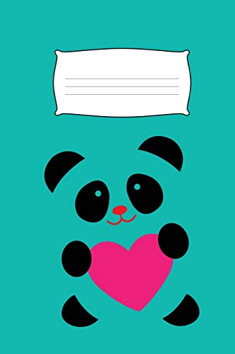 9781725041677: Panda notebook journal diary: graph paper notebook for kids panda journal