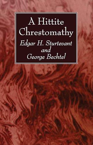 Stock image for A Hittite Chrestomathy for sale by GreatBookPrices