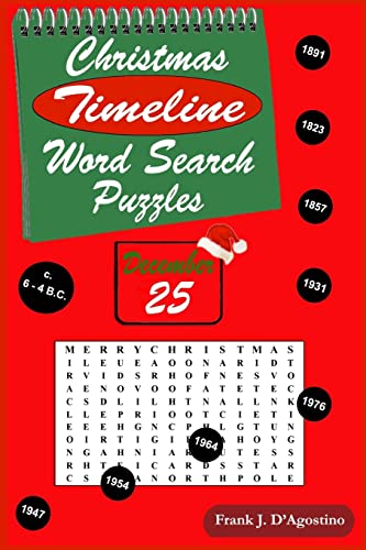 9781725554436: Christmas Timeline Word Search Puzzles