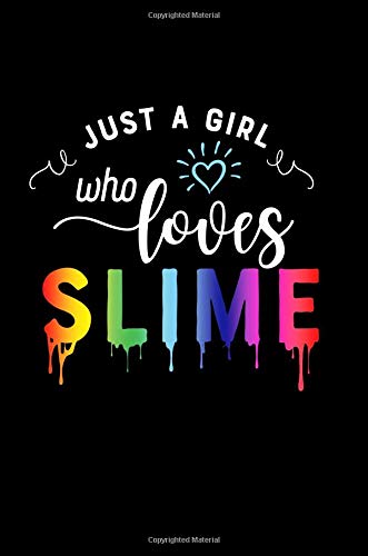 Stock image for Just a Girl Who Loves Slime: Wide Ruled Composition Notebook for Girls 6x9 Blank Lined Journal 110 pages for sale by Revaluation Books