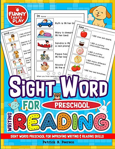 Stock image for Sight Words Preschool for Improving Writing & Reading Skills: Sight Word Books for pre-k Along With Cleaning Pen & Flash Cards for sale by ZBK Books