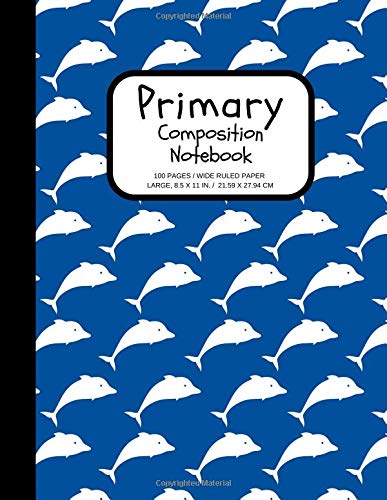 Beispielbild fr Primary Composition Notebook: 100 Pages, Extra Wide Ruled for Kids Grades K-2, Early Learners (Large, 8.5 x 11 in.) zum Verkauf von SecondSale