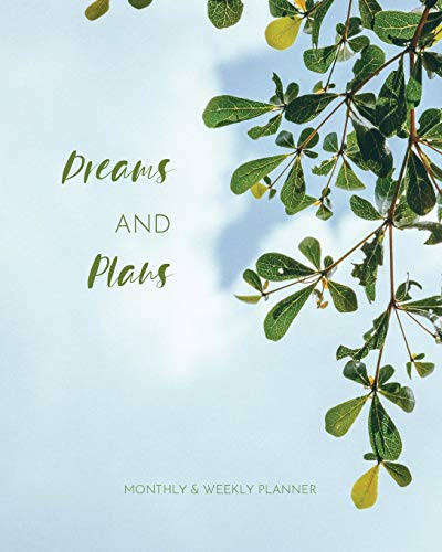 Stock image for Dreams and Plans: Undated Daily, Weekly & Monthly Schedule Planner and Organizer, Simple Planner Notebook, To-Do List with Notes, Numbered Pages for sale by Revaluation Books
