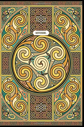 Stock image for Wheel of Celtia Notebook: antique color theme, 6"x9" lined notebook with Celtic details for sale by Revaluation Books