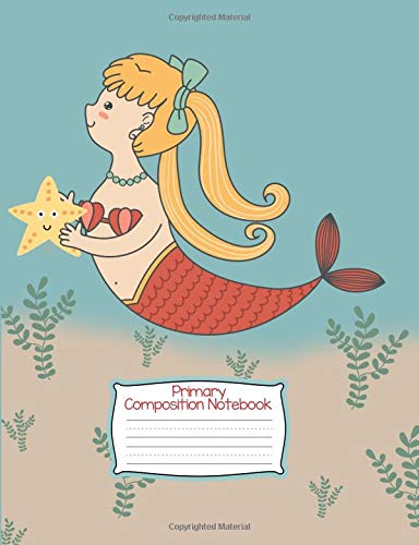 Stock image for Primary Composition Notebook: Standard grade K-2 mermaid notebook. 120 Dotted mid line handwriting paper & picture space. Personalized name for girls kindergarten 1st 2nd 3rd grades. Vol 12 for sale by Revaluation Books