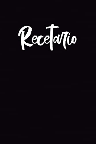 Imagen de archivo de Recetario: Libreta a rayas pequea, libro de recetas en blanco para escribir. Regalo original perfecto para hombre, mujer. Para cualquier ocasin, cumpleaos, navidad, amigo invisible. a la venta por Lucky's Textbooks